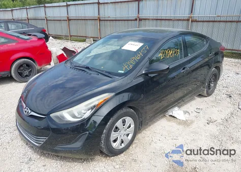 2016 Hyundai Elantra Se from USA, damaged, VIN 005NPDH4AE2GH6832